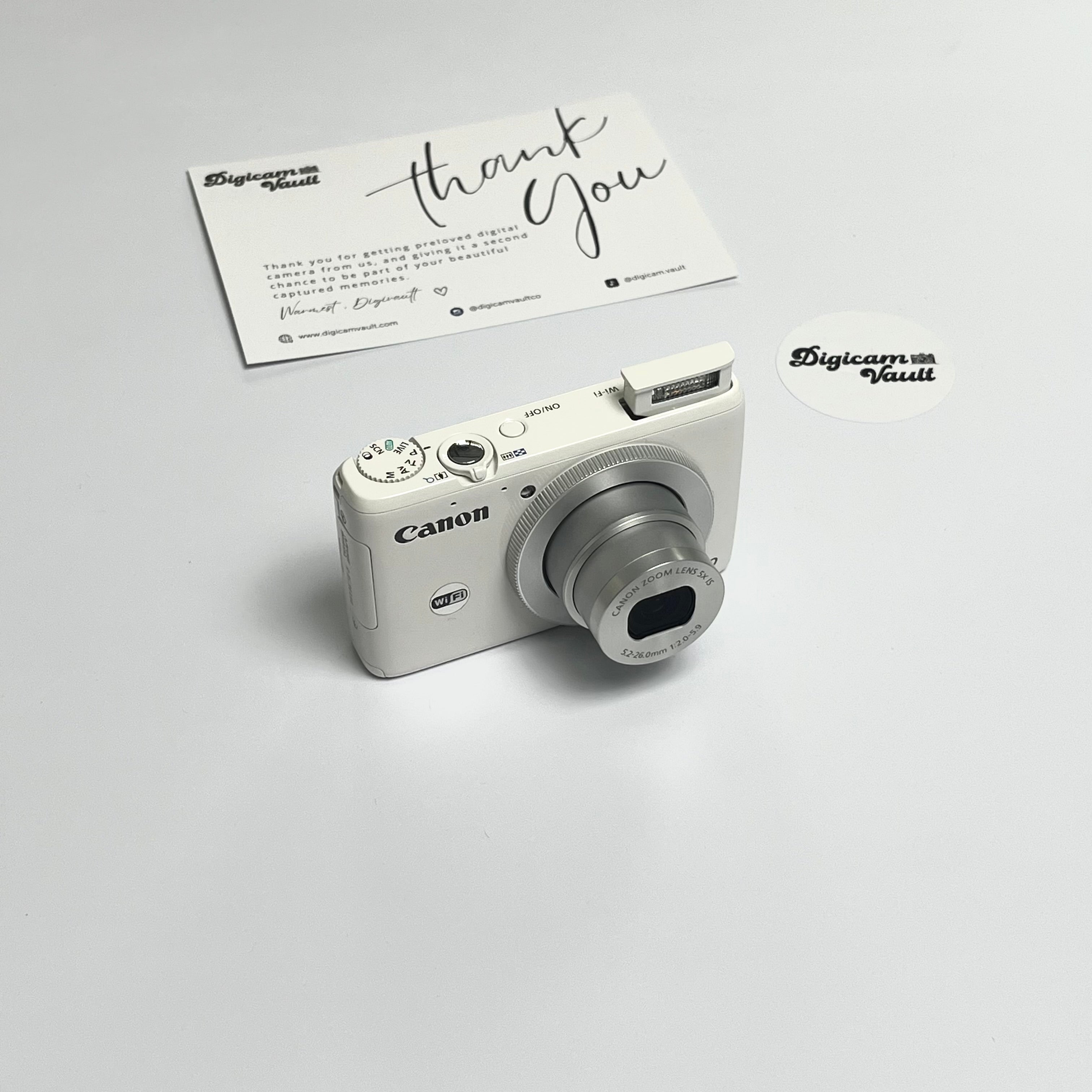 Canon PowerShot S200 Compact Digital Camera White