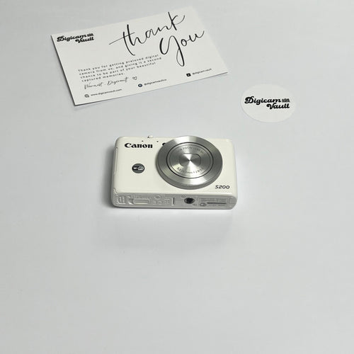 Canon PowerShot S200 Compact Digital Camera White